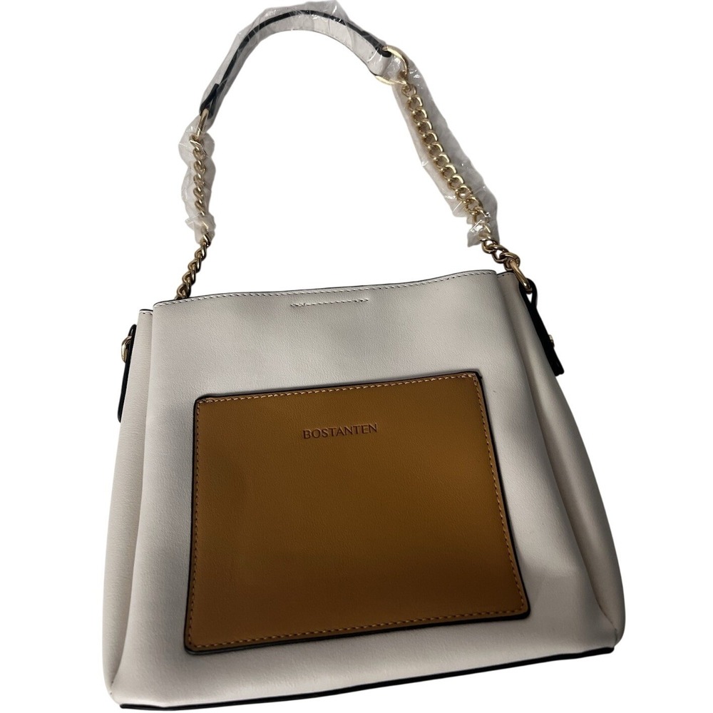 BOSTANTEN Tas Wanita Chain/Leather Strap Shoulder Bag Classic